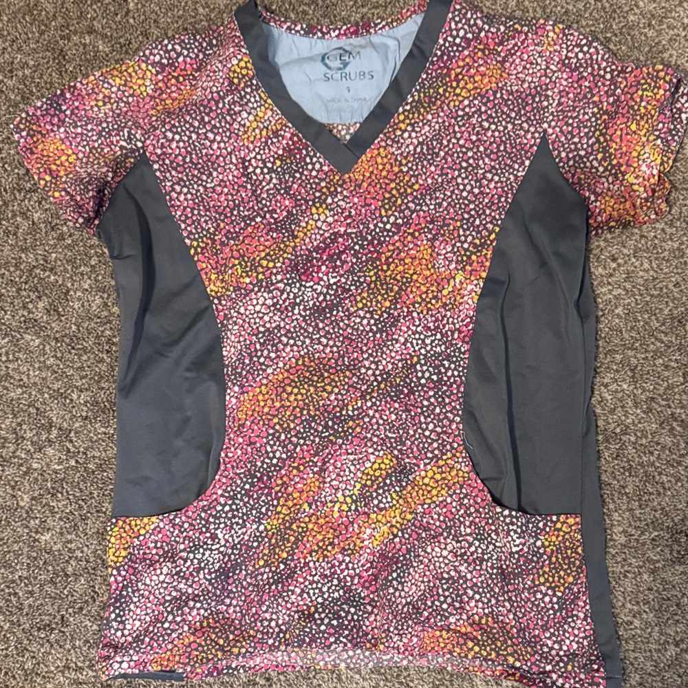 Vibrant Women's scrub Top